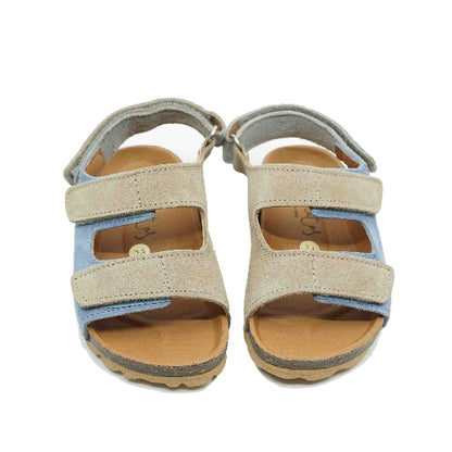 Eli Sandalen Blauw/Beige