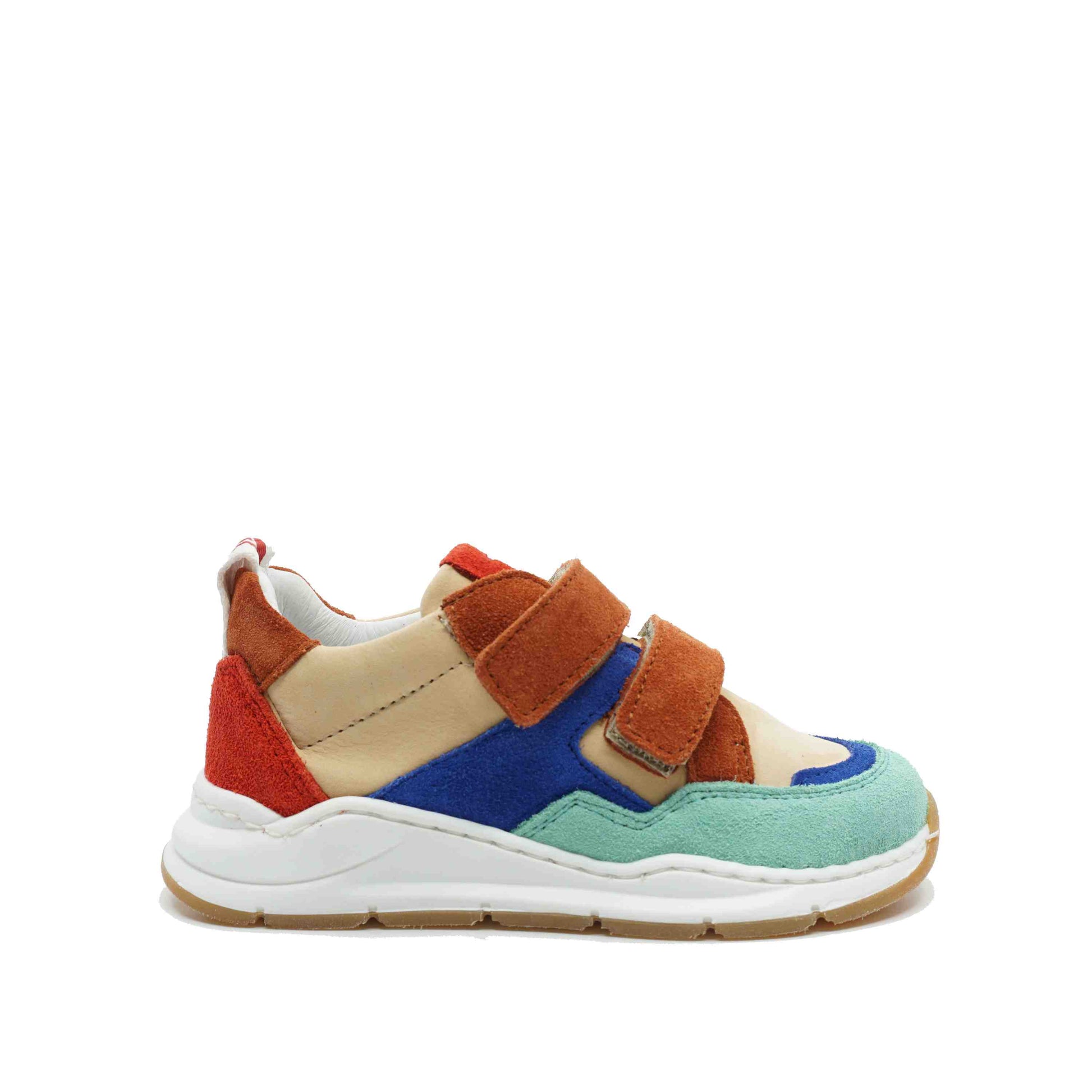 multicolor lederen sneakers voor kinderen - september stories creatie