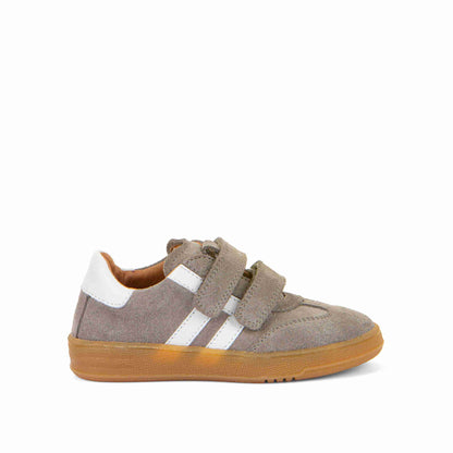 grijze kindersneakers met velcro