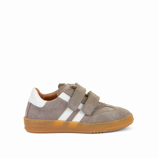 grijze kindersneakers met velcro
