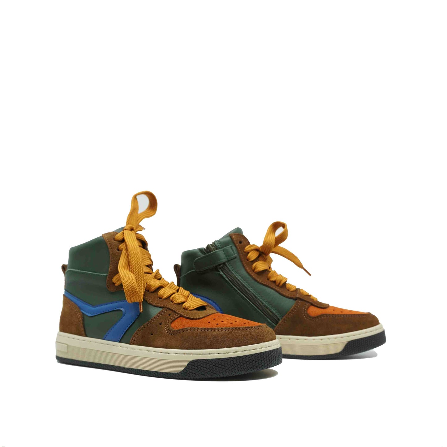 Hip Hoge Sneakers Cognac