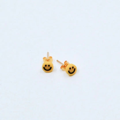 Imruby Pepper Smiley Oorbellen Geel