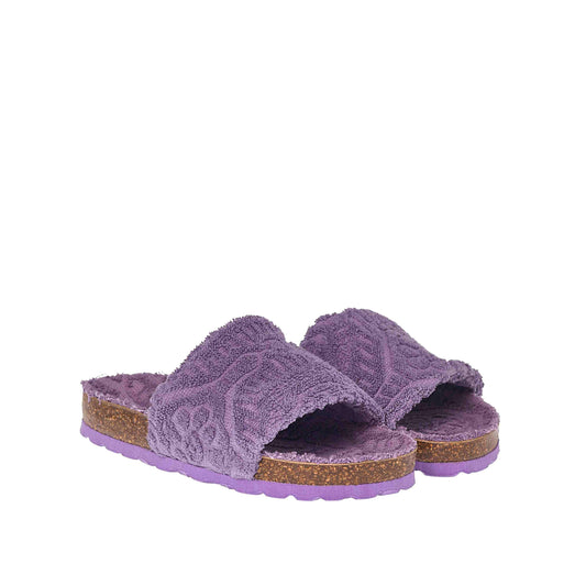 LMDI badstof slippers lila