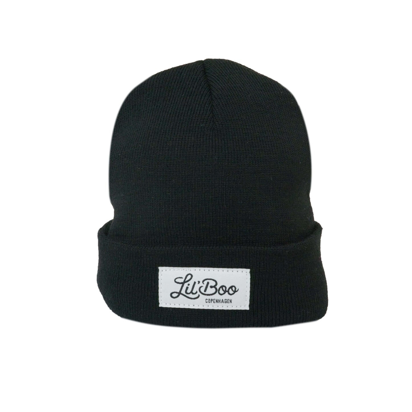 merino wool beanie black