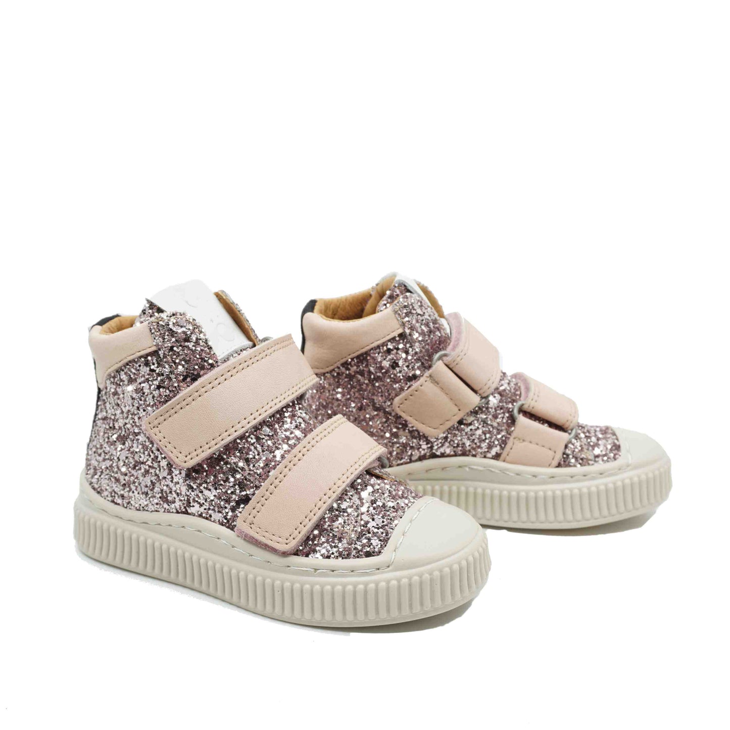 Nörvik Hoge Sneakers Glitter Roze