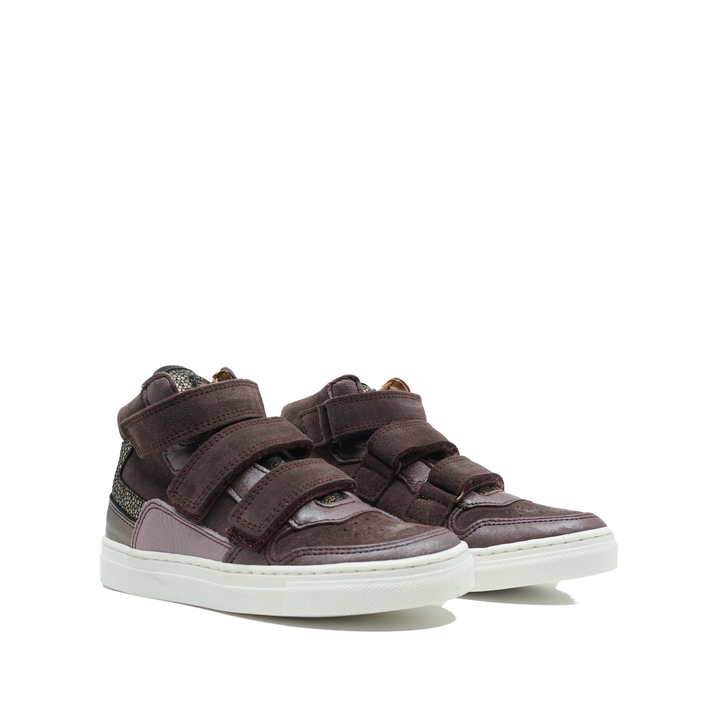 Nörvik Hoge Sneakers Prune Velcro