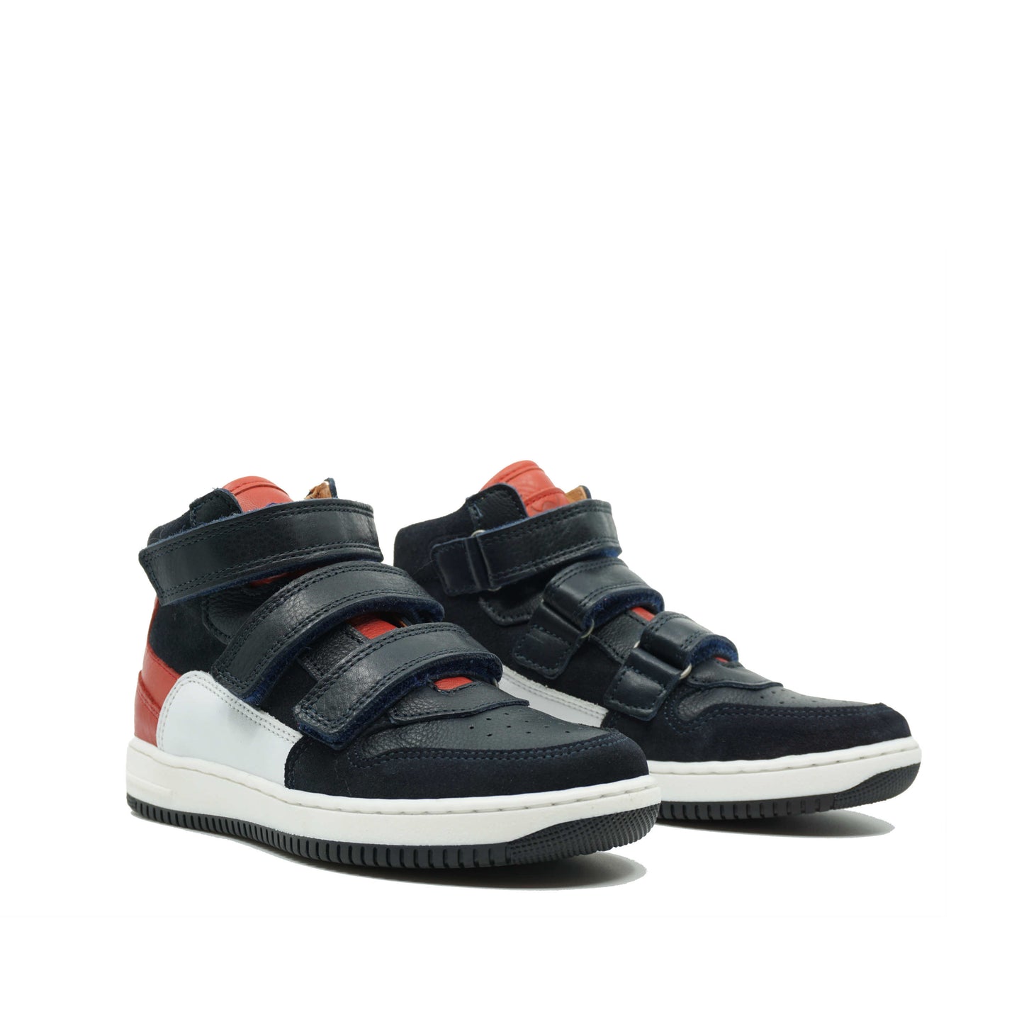 Nörvik Hoge Sneakers Donkerblauw Velcro