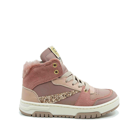 Poldino Hoge Sneakers Roze