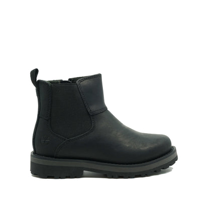 Timberland Courma Kid Chelsea Boot voor kids. Zwarte stoere laarzen van Timberland voor kinderen.