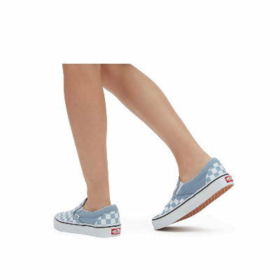 vans lichtblauw geruit