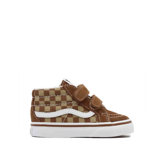 Vans Sk8-Mid Reissue V Checkerboard Brown/True White (20-39)