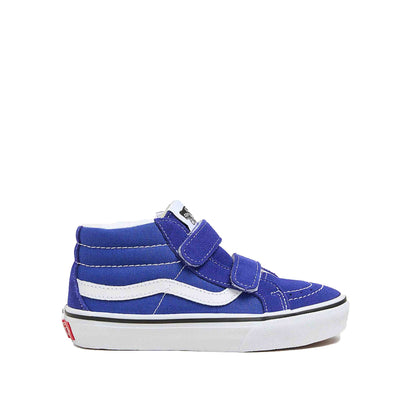 vans kobaltblauwe sneakers met velcro