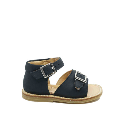 donkerblauwe sandalen met gesloten hieltje van Zecchino d'Oro
