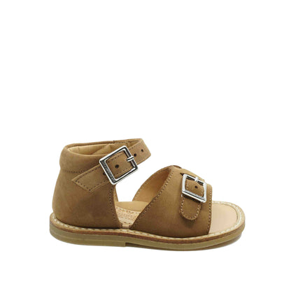 bruine sandalen met gesloten hieltje van Zecchino d'Oro