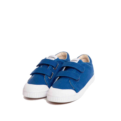 Spring Court Canvasschoenen Blauw