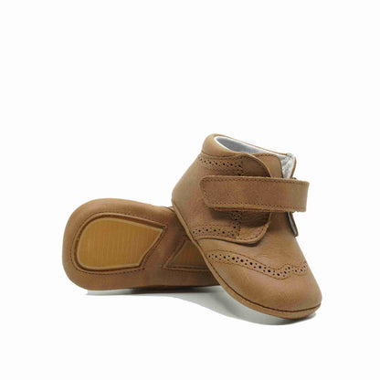 Tricati Babyschoentjes Velcro Bruin