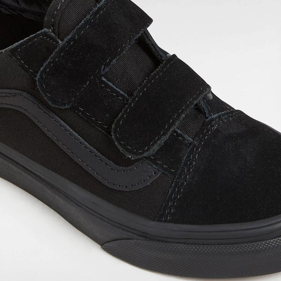 Vans Old Skool Velcro Sneakers Zwart (maat 27-34)