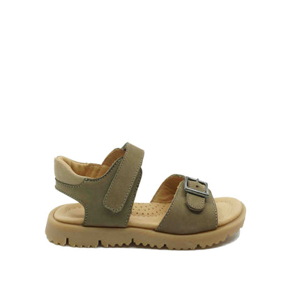 zecchino d'oro sandalen met klittenband taupe