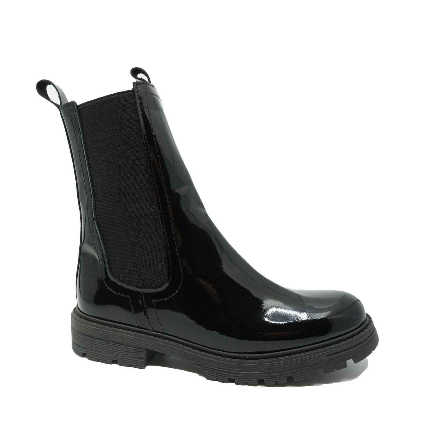 Eli Chelsea Boots Zwart Lak