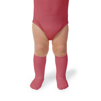Chaussettes Collégien Rose Litchi
