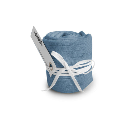 Chaussettes Genoux Collégien Bleu Clair