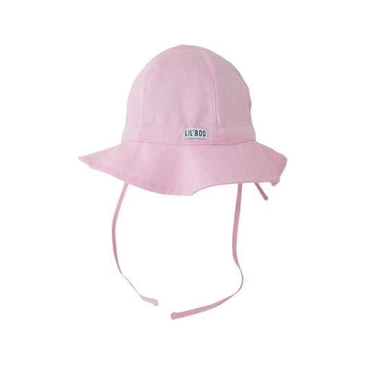 Lil'Boo Baby Sun Hat (UV)  baby zomerhoedje met UV-bescherming in het roze