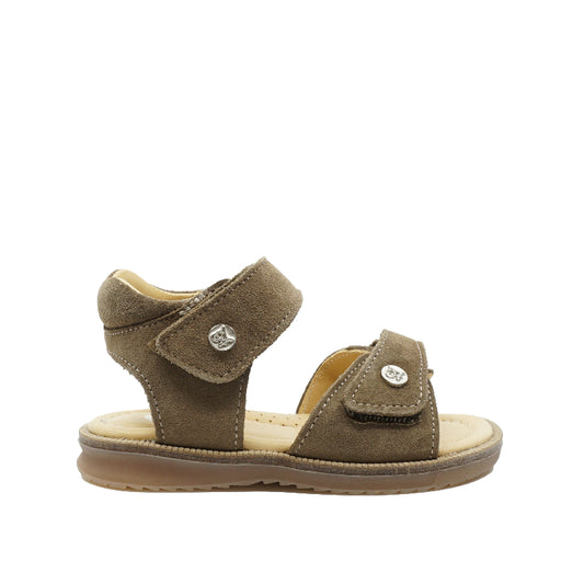 Eli jongenssandalen beige taupe klittenband