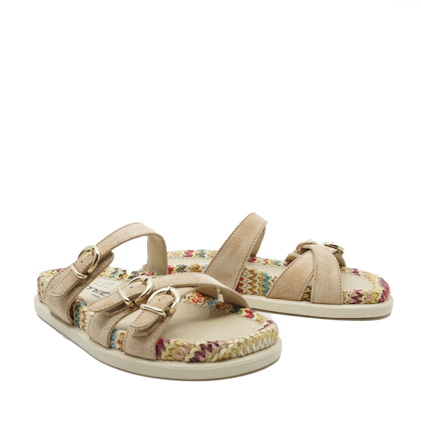 Jarrett Slippers Beige/Multicolor