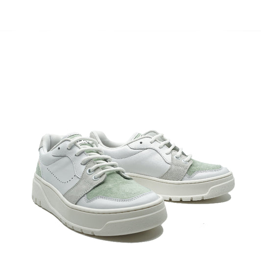 Jarrett Sneakers Wit/Muntgroen