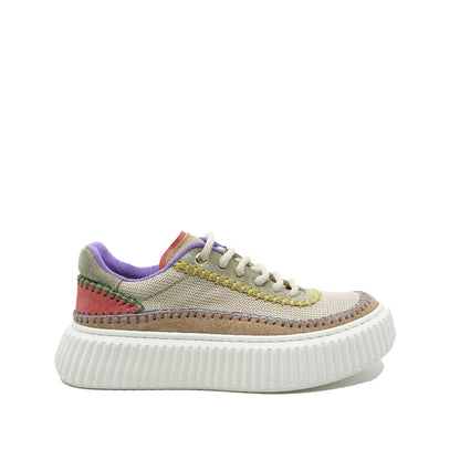 jarrett snekars choé stijl beige made in italy
