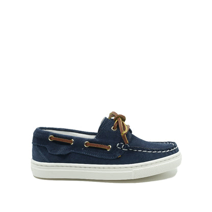 Bootschoenen voor jongens jeansblauw