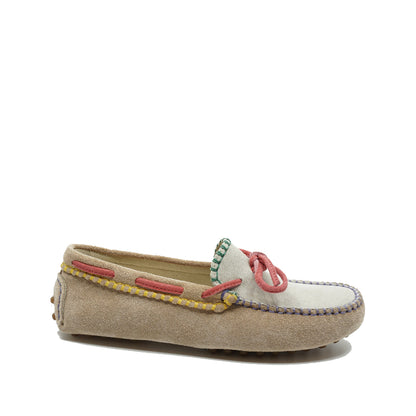 jarrett beige suède mocassins made in italy