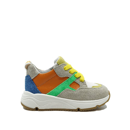 kleurrijke sneakers voor kinderen in leer