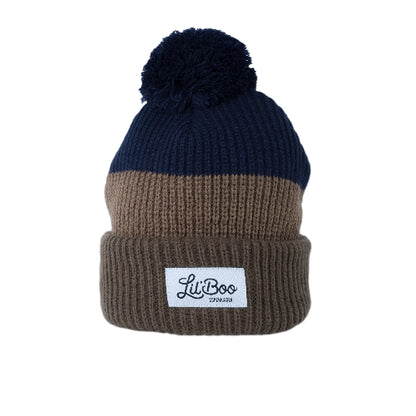 Bonnet Arc-en-Ciel Lil'Boo - Marron/Marine
