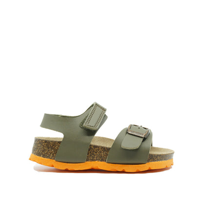 Norvik Snik Kaki kakigroene jongenssandalen met velcro