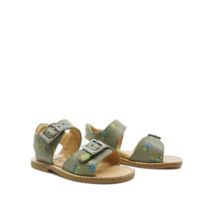 Sandales Zecchino d'Oro Vert Kaki 'Yard Cars'