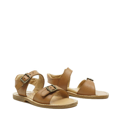 bruine sandalen zecchino d'oro met verstelbare gespen