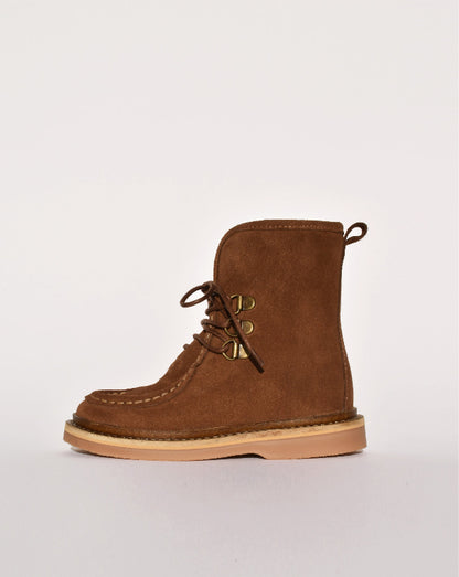 Du Loua Moc Boot Châtaigne Suede