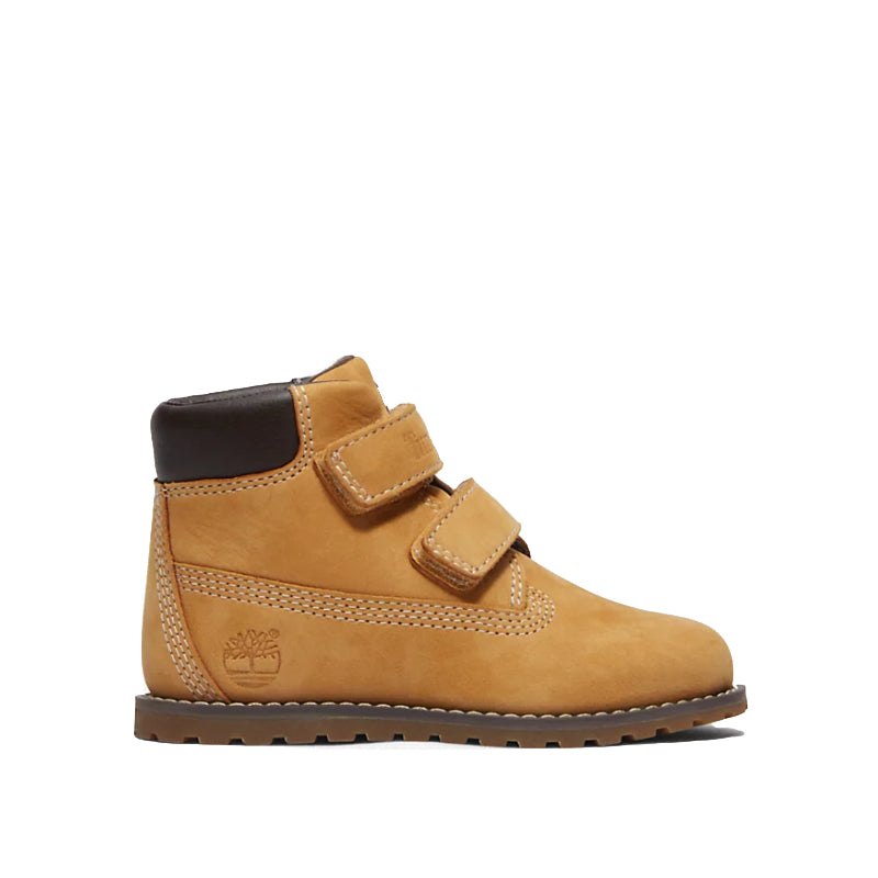 camel boots voor peuters van Timberland met velcro
